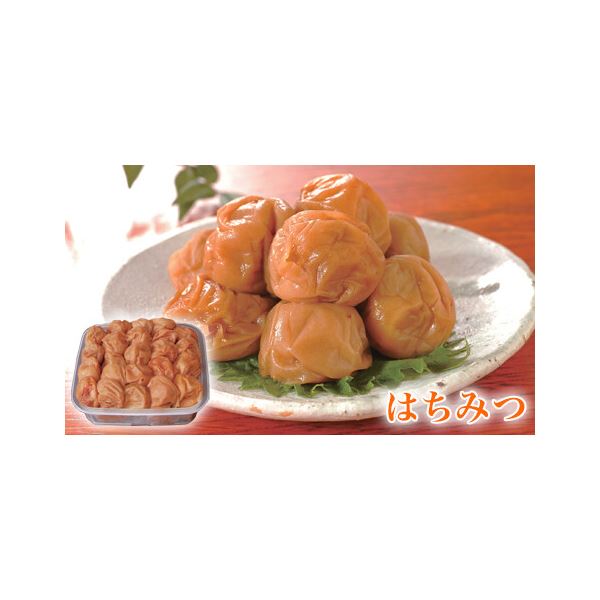 【本日ポイント10倍】つぶれ梅 はちみつ 塩分3% 3.2kg (800g×4パック) 紀州南高梅【代引不可】