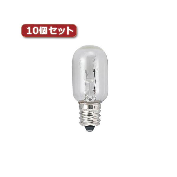 （まとめ）YAZAWA ナツメ球 E17 20W クリア10個セット T201720CX10 父の日 早割