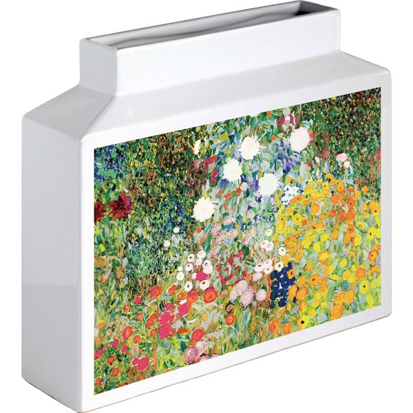 【スーパーSALE対象】ユーパワー 名画モザイクアートシリーズ アートベース Lサイズ/ヨコ クリムト「フラワーガーデン」