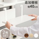 【本日ポイント10倍】ウォールラック棚板 2枚組 40×17.5×15cm 父の日 ギフト