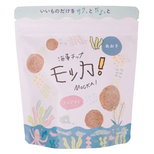 海藻チップ モッカ！あおさ 35g(40〜50枚) greens-gc-10016687 グリーンカルチャー ONLINE STORE パッケージ画像