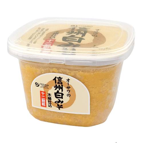 オーサワの信州白みそ(十二割糀木桶仕込み) 650g