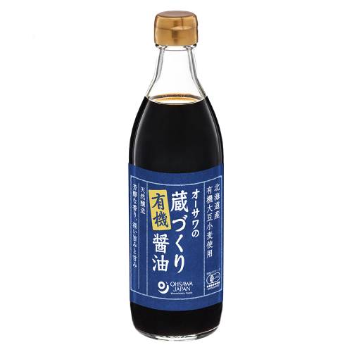オーサワの蔵づくり有機醤油 500ml