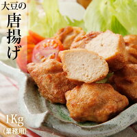 業務用大豆ミート唐揚げ1kg（約50個入）※乳・卵使用 大豆ミート、ベジミートから揚げ rt