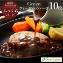 【ポイント必ず2倍!】7/26まで★Green ヴィーガンハンバーグ(60g×10枚) 業務用 ヴィーガン ベジタリアン