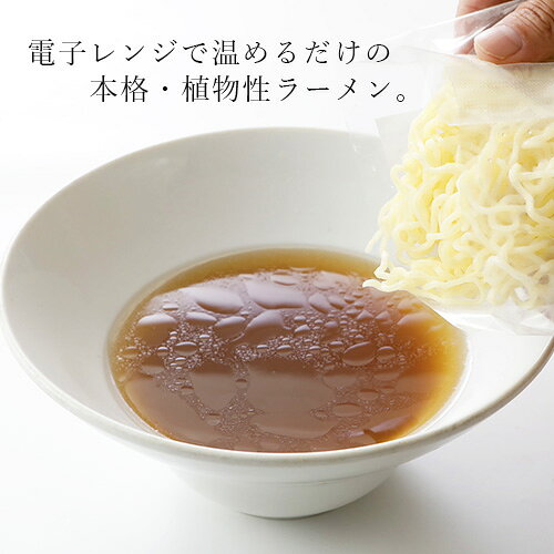 レンジで 池袋 ヴィーガン ラーメン 醤油 1食 252g 動物性不使用 ベジタリアン プラントベース greens-gc-10016445 グリーンカルチャー ONLINE STORE サンプル画像3