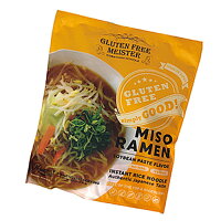 グルテンフリーインスタント[みそ]ラーメン 1食 (めん75g/スープ47g) ノンアレルギー、ダイエット麺、低カロリー、低糖質 小林生麺 jn