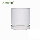 【Greenship】全品送料無料(北海道・沖縄・離島除く) 植木鉢 プランター ガーデンニング おしゃれ 軽量 屋内 屋外 環境にやさしい プラスチック 観葉植物 多機能植木鉢 園芸用品 多肉植物 受け皿付き セット 5号 3年保証