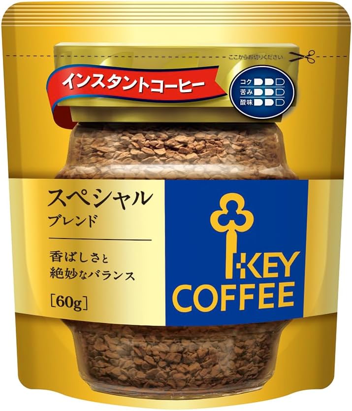 キーコーヒー インスタントコーヒー スペシャルブレンド 袋・詰め替え用 60g