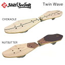 アメリカ発 Street Surfing ストリートサーフィン おしゃれなキャスターボード Twin Wave ツインウェーブ 2輪 キッズ スケボー スケートボード 子供 初心者 大人 メンズ レディース ウッドデッキ クリスマスプレゼント