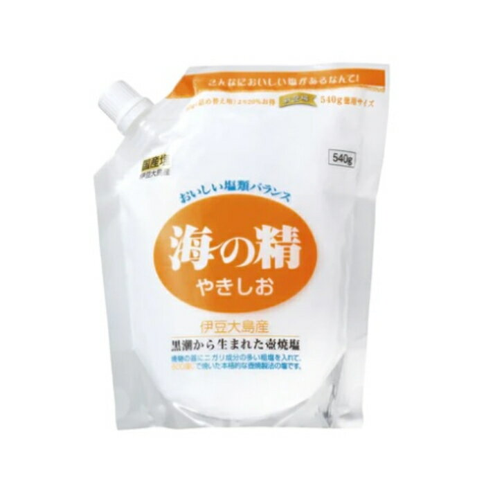 お徳用 海の精 やきしお　540g　オーサワジャパン　オーガニック マクロビオテックのサムネイル