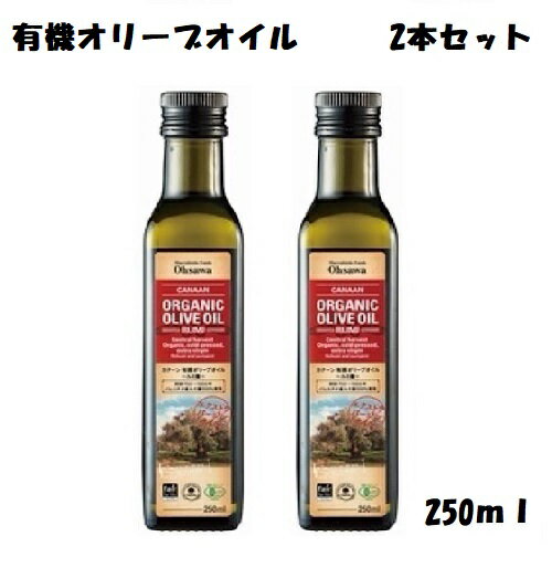 [2本セット]カナーン 有機オリーブオイル(ルミ種)250ml カナ-ン ミル種 オーサワジャパン アヒージョ 冷奴 アイス 無添加オリーブオイル オーガニックエクストラバージンオイル パレスチナ産 マクロビオティック