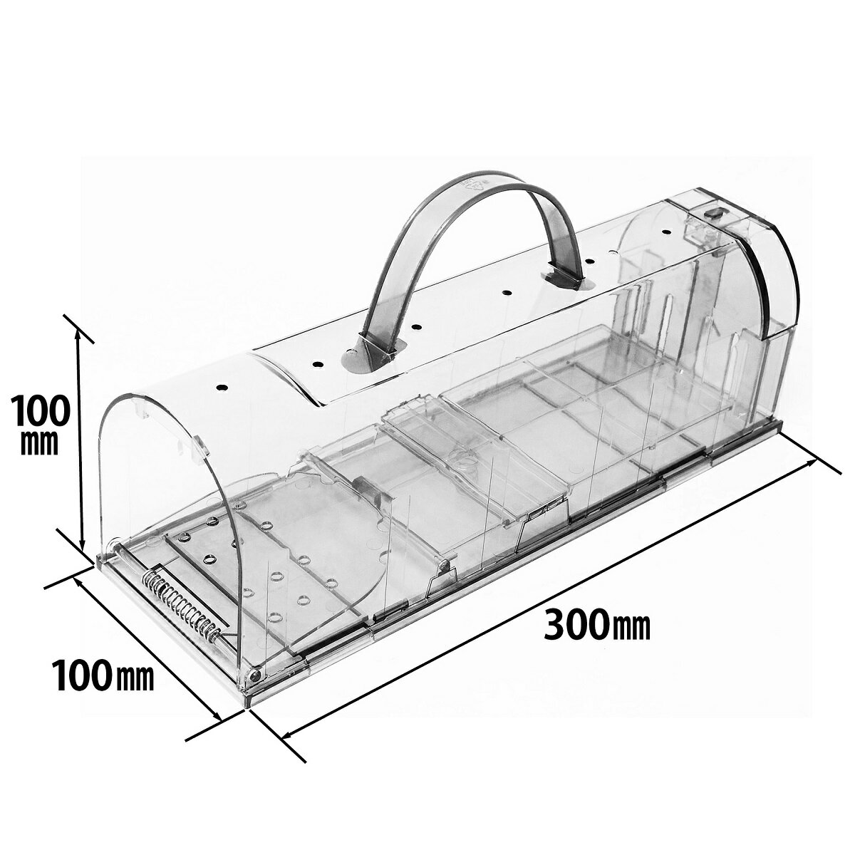 【LINE登録200円OFF】【あす楽】 SUNDRY 筒型 ネズミ 捕獲器 大 2個セット 300×100×100mm 【 送料無料 ねずみ 鼠 捕獲 駆除 害獣 撃退 捕る トラップ 】 3