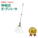 【LINE登録200円OFF】【あす楽】 伸縮式 ガーデンレーキ GR-3000 【送料無料 趣味 園芸 ガーデン ガーデニング 熊手 15爪 アルミ パイプ柄 芝生 落葉掃き 草刈り 庭掃除 軽量 母の日 贈答 プレゼント Gardening Pro 】 その1