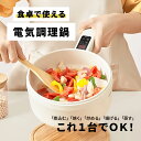 【LINE登録200円OFF】 1台5役! 万能電気片手鍋 EP-70194 【 送料無料 電気鍋 一人用 鍋 片手鍋 おしゃれ 車用 車中泊 卓上 食卓 小さ...