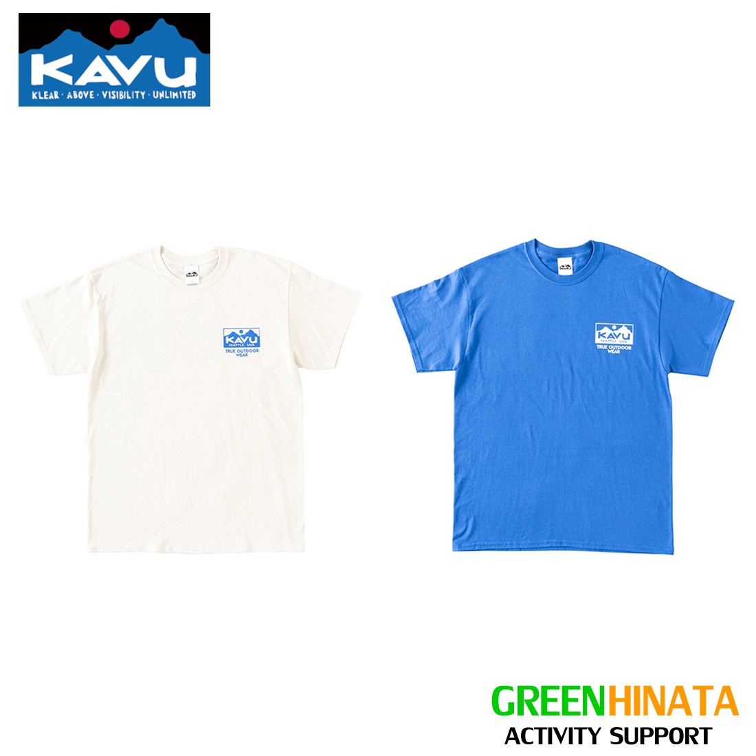 乐天商城 - 【自社在庫品】 カブー トゥルーロゴ T 21 ティーシャツ ロゴT KAVU TRUE LOGO Tee 【S25】