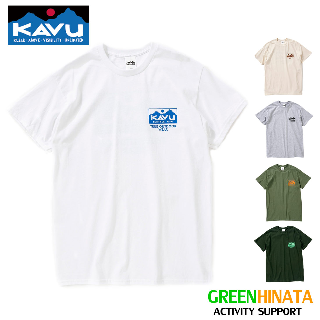  カブー トゥルーロゴ T 23 ティーシャツ ロゴT KAVU True Logo Tee