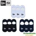 【国内正規品】 ニューエラ ソックス ノーショー 3P セット 靴下 NEW ERA SOCKS NO SHOW 3PAIRS WHI