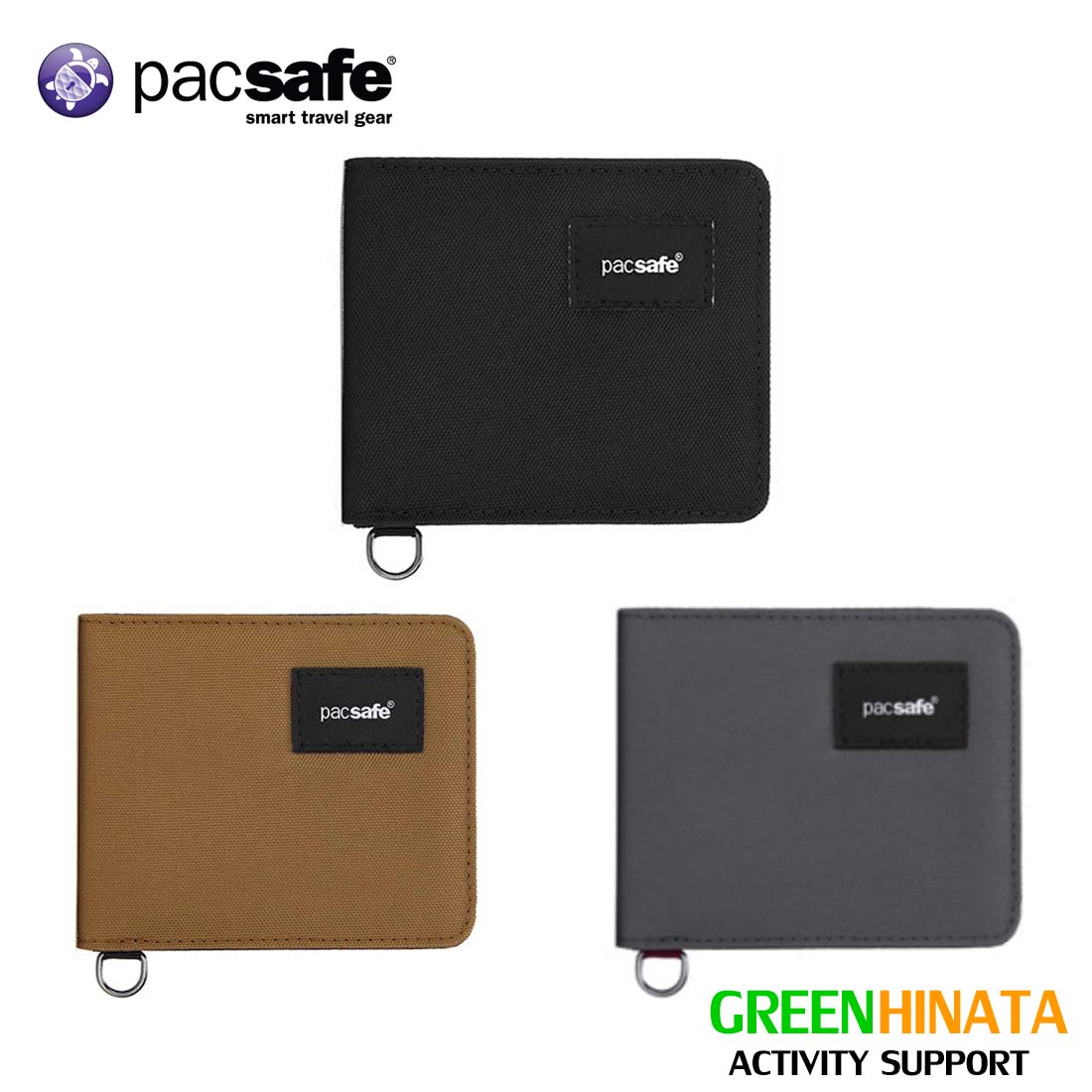 樂天商城 - 【国内正規品】 パックセーフ アールエフ RF ID バイフォールド W 財布 ポーチ PACSAFE WALLETS