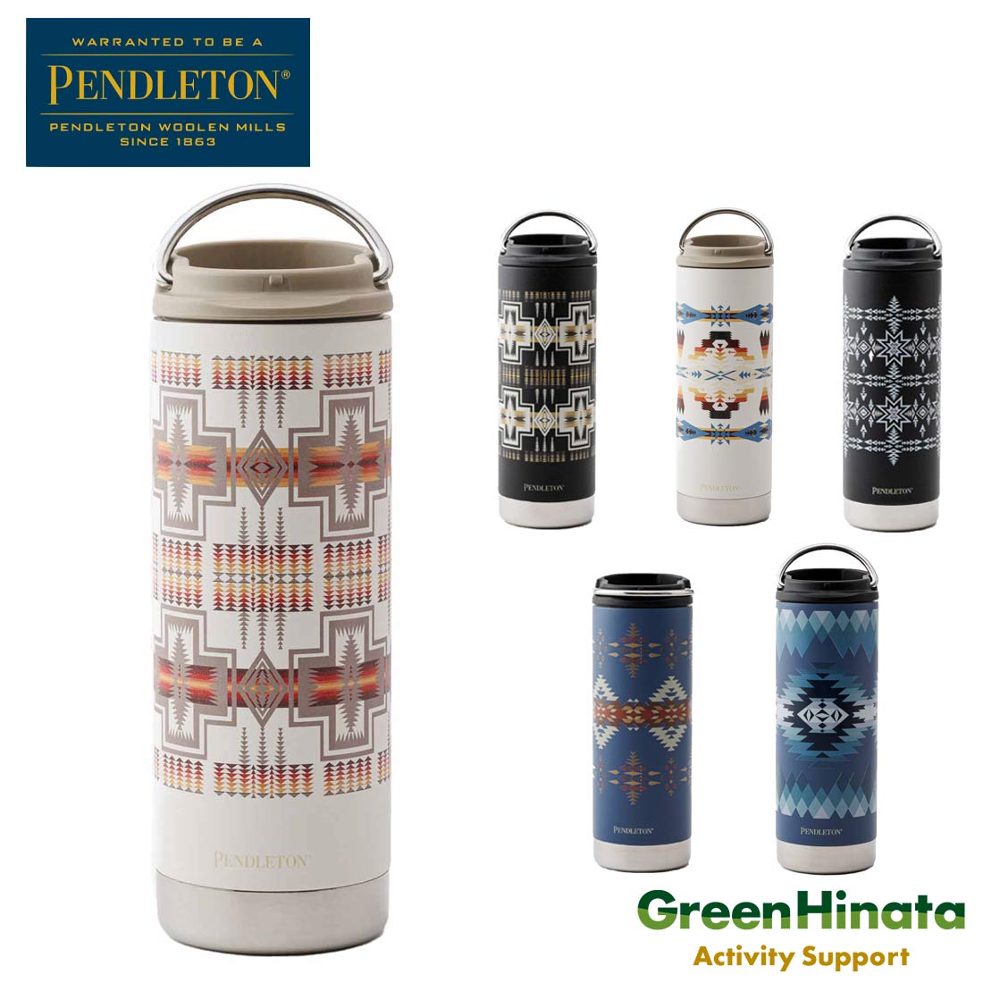 【自社在庫品】 ペンドルトン TKワイド ボトル 16oz 保冷保温ボトル PENDLETON PWM TK wide Custom Bottle YK200