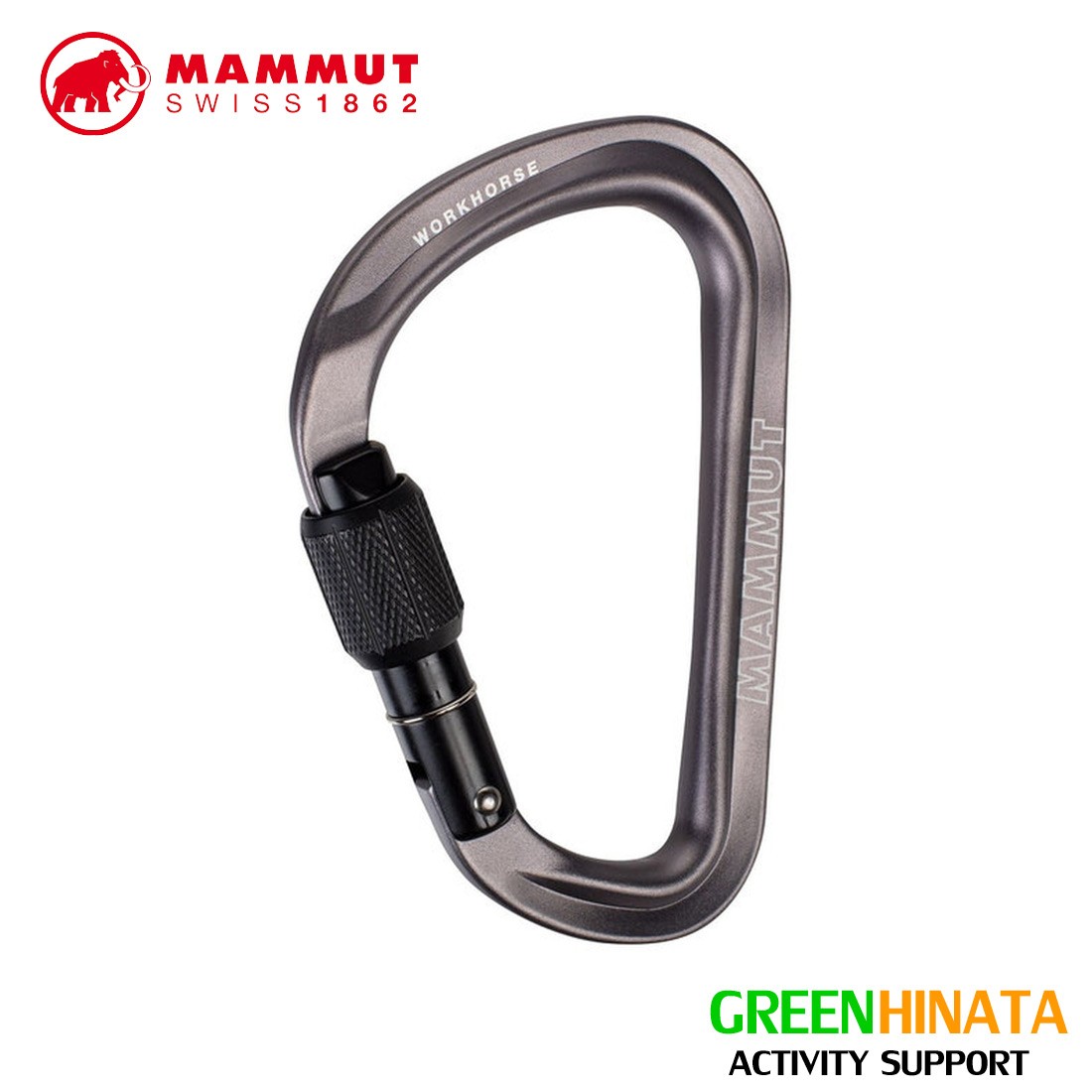 【国内正規品】 マムート ウォークハウス HMS スクリューゲート カラビナ ClimbingBiners and QuickdrawsNone MAMMUT Workhorse HMS Screwgate Carabiner