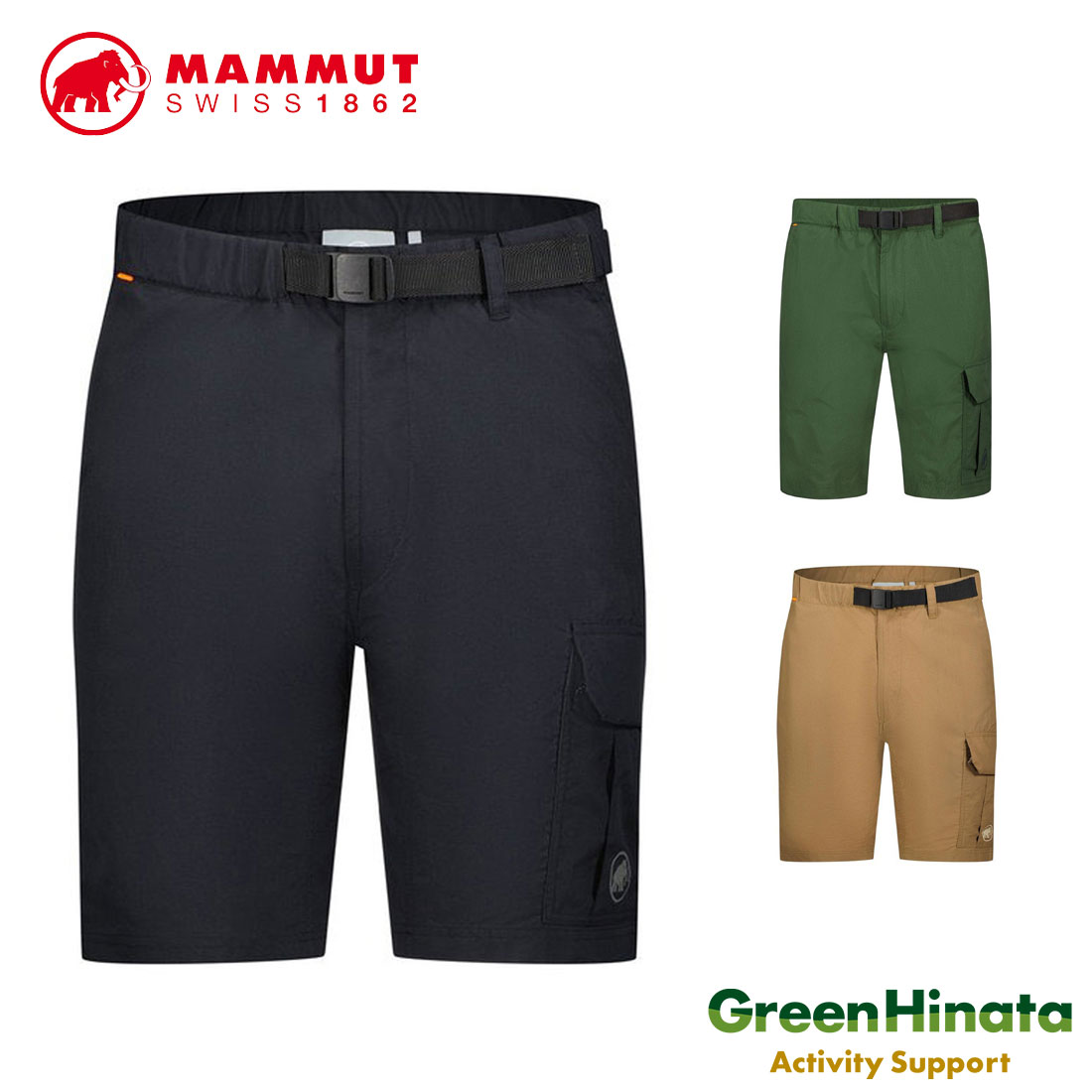 楽天グリーンヒナタ楽天市場店【国内正規品】 マムート ハイキング カーゴショーツ AF メンズ Shorts and Skirts MAMMUT Hiking Cargo Shorts AF Men