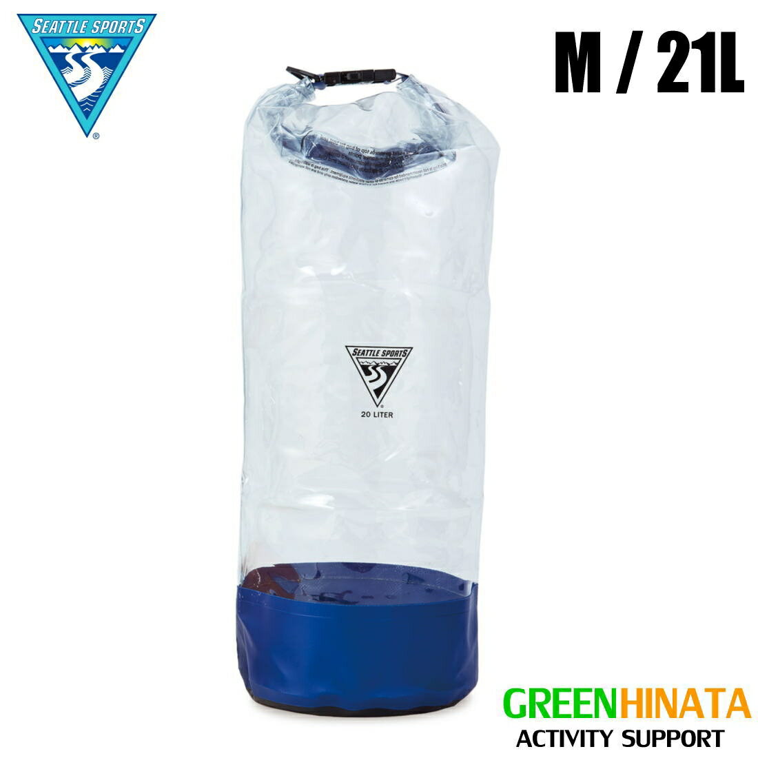  シアトルスポーツ クリアードライバック M 防水バック SEATTLE SPORTS Clear Dry Bag