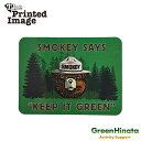 【国内正規品】 プリンテッドイメージ スモーキー KEEP IT GREEN ステッカー トートバック The PrintedImage SMOKEY KEEP...