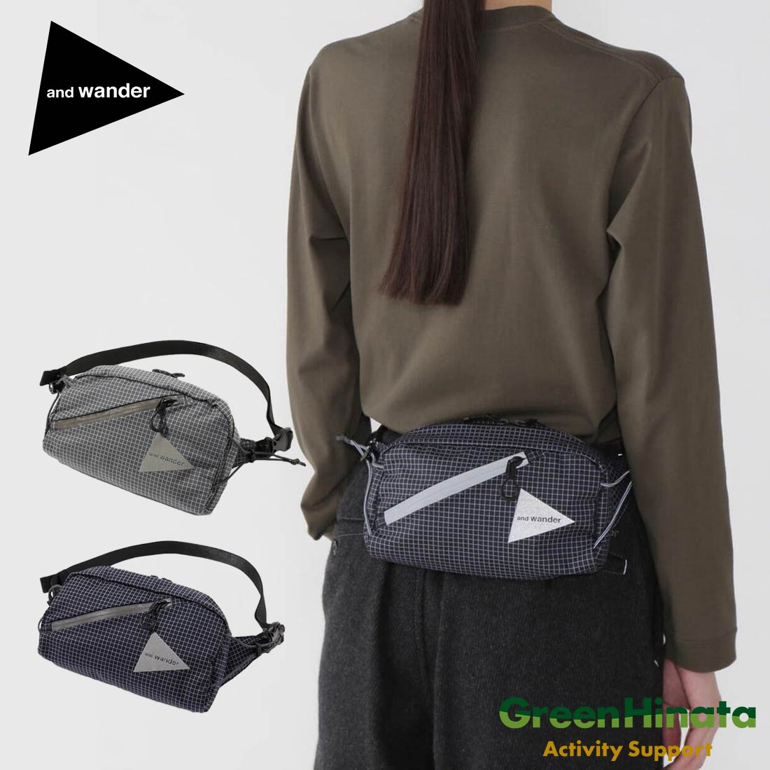 樂天商城 - 【国内正規品】 アンドワンダー オーシャン リップ ウエストバック ボディバック andwander ocean rip waist bag