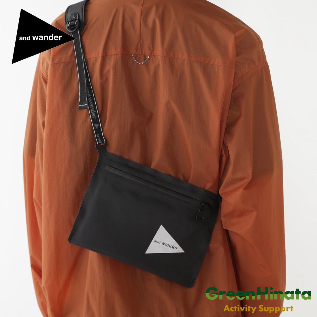 【国内正規品】 アンドワンダー ウォータープルーフ サコッシュ 小物入れ andwander waterproof sacoche