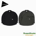 【国内正規品】 アンドワンダー ライト ウィズ クロス シャツ 長袖シャツ andwander light w cloth shirt