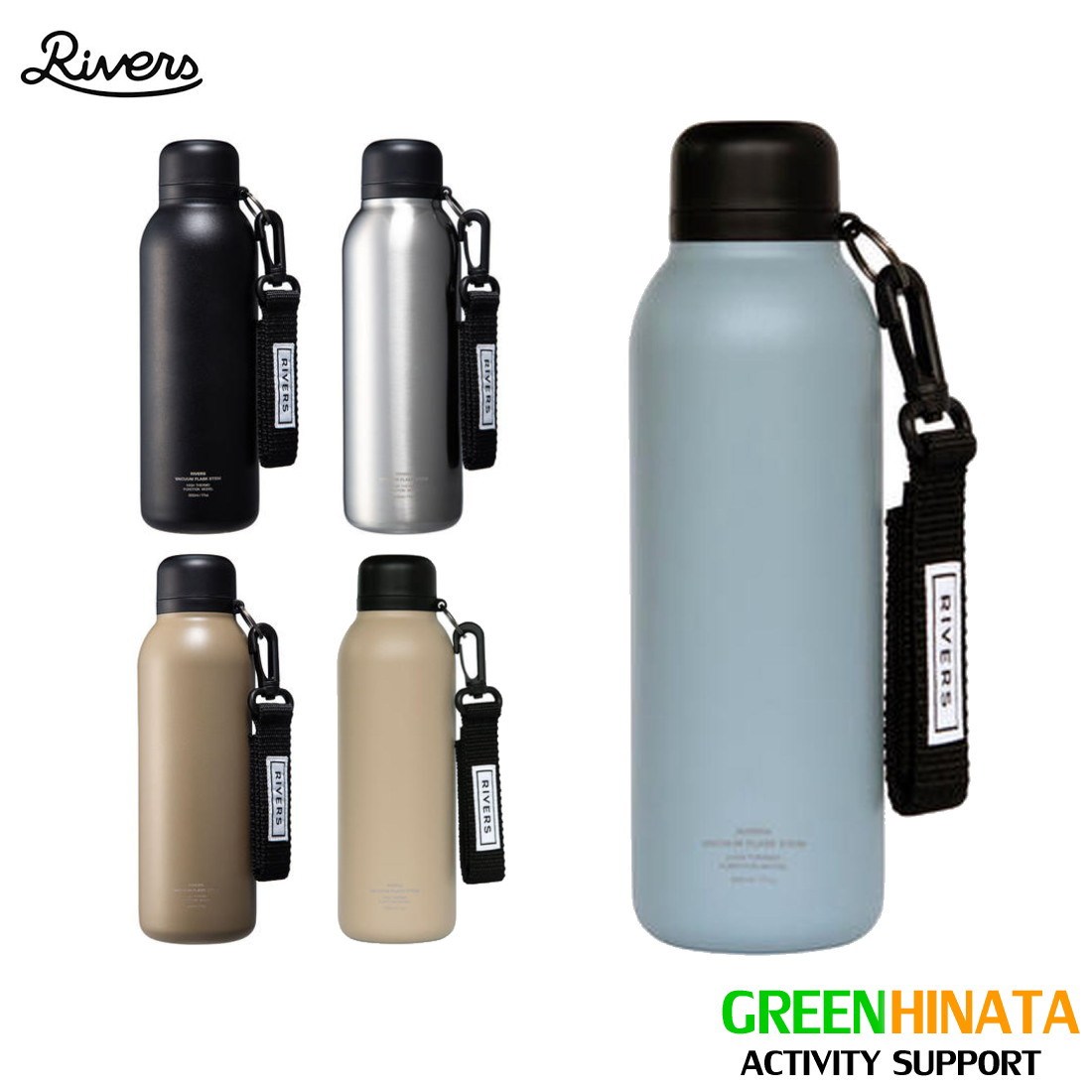  リバーズ バキュームフラスク ステム BL 保温 保冷 水筒 マグボトル RIVERS VACUUM FLASK STEM BL BT004BK