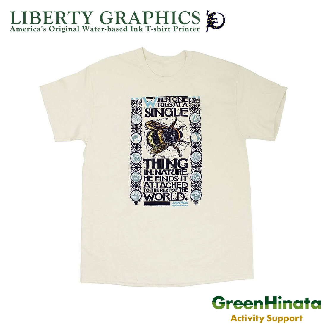 乐天商城 - 【正規品】 リバティグラフィックス リバティグラフィックス T BEE-A SINGLE THING Tシャツ ユニセックス LIBERTY GRAPHICS LIBERTY GRAPHICS 【S26】
