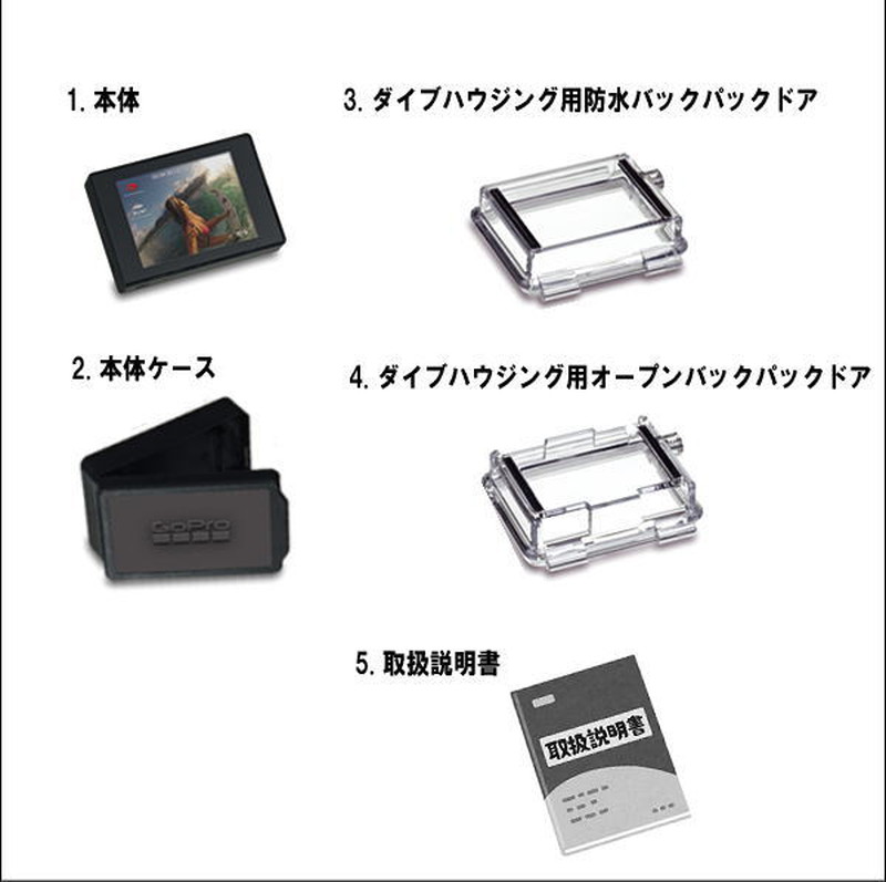 【レンタル】 【1泊2日LCD3】 ゴープロ アクションカメラ HERO3BLACK＋LCD gopro レンタル GOPRO CHDHX-301+LCD Wi-Fi ウェアラブルカメラ LCD液晶付 ヒーロー3 ブラックエディション ビデオカメラ