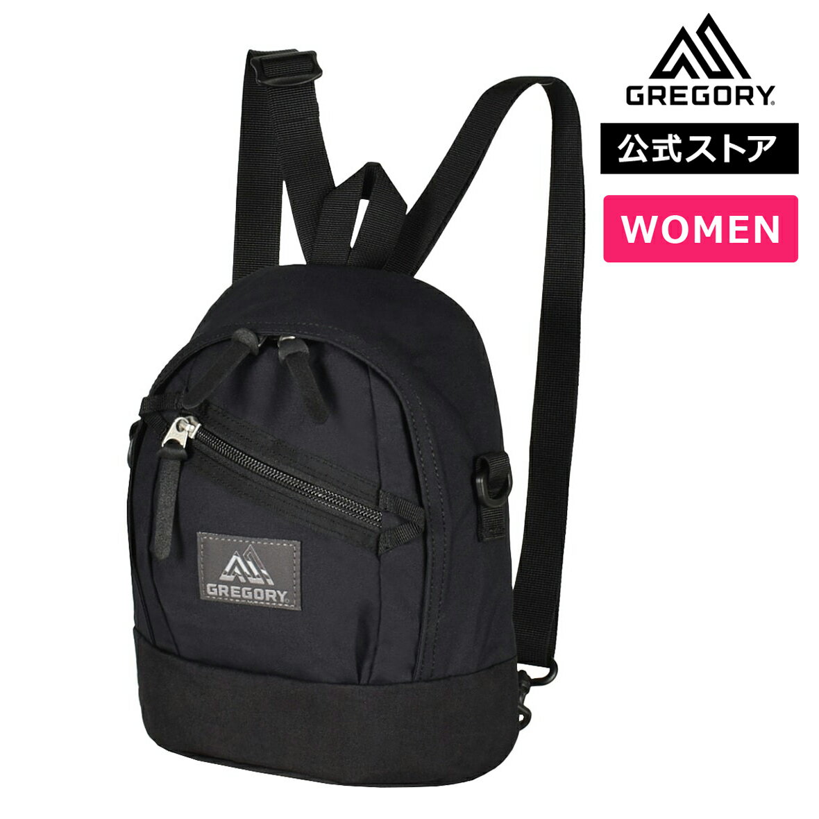 Rakuten - 【公式】グレゴリー 2ウェイミニバックパック 2WAY MINI BACKPACK レディース デイパック リュックサック クラシック レディーバードインディブラック GREGORY 散歩 ラッピング無料 国内正規品