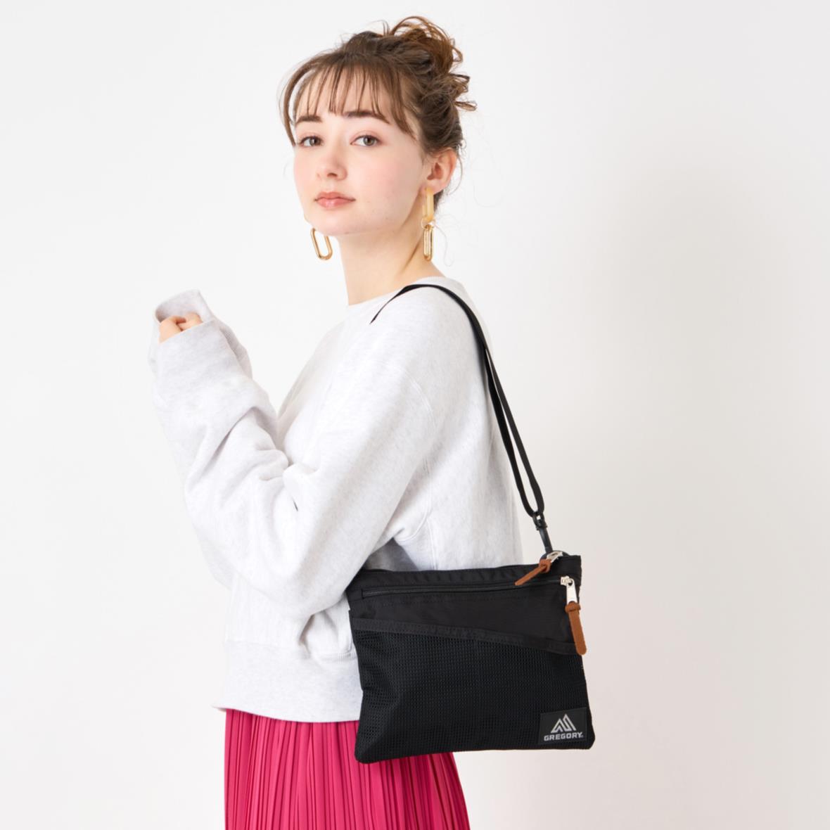 グレゴリー ショルダーバッグ メンズ 【公式】 グレゴリー GREGORY クラシックサコッシュM CLASSIC SACOCHE M Ladies Mens レディース メンズ クラシック ショルダーバッグ ポーチ ショルダー＆ウェスト ブラック