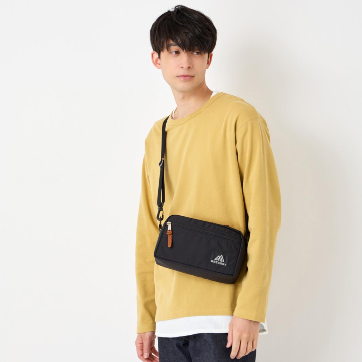 【公式】 グレゴリー GREGORY パデッドショルダーポーチM PADDED SHOULDER POUCH M Ladies Mens レディース メンズ クラシック ショルダーバッグ ポーチ ショルダー＆ウェスト ブラック