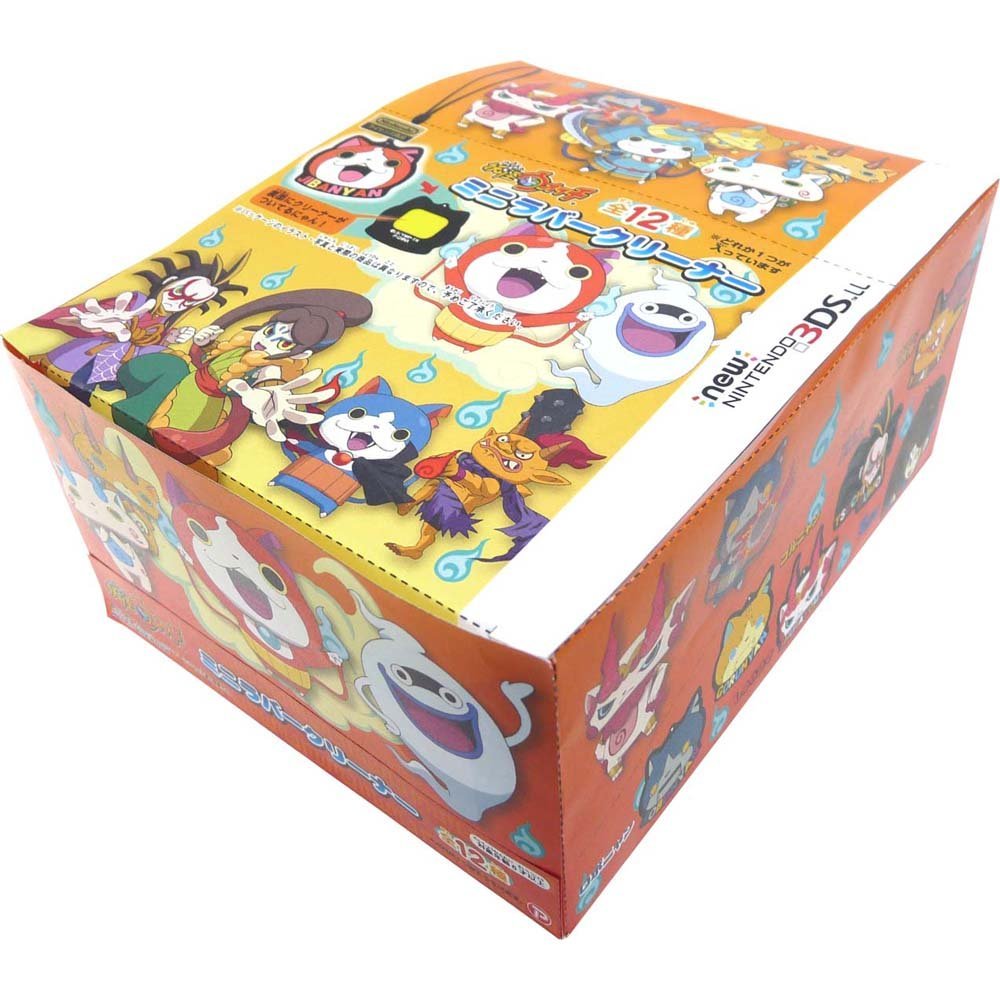 【売切御免！処分セール】妖怪ウォッチ ミニラバークリーナー【1BOX(12個入)】　New nintendo 3DSLL/任天堂/ニューニンテンドー3DSLL/ジバニャン/コマさん/ウィスパー/マックスリミテッド/スシ/テンプラ/スキヤキ【60】【5F】/ギフト/プレゼント/妖怪ウォッチワールド