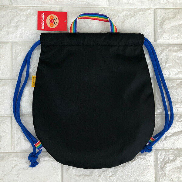 【送料無料】アンパンマン ナップサック (バイキンマン) 011681（ANN-1600）日本製/あんぱんまん/バッグ/カバン/鞄/かばん/巾着バッグ/キャラクター/かわいい/子ども/キッズ/体操着/お着替え/袋/おもちゃ/雑貨/グッズ/ギフト/プレゼント/ばいきんまん