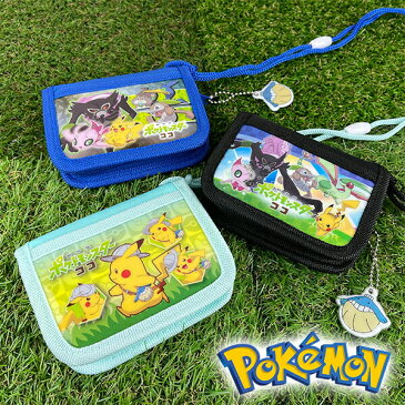 【在庫処分】【送料無料】劇場版 ポケットモンスター ココ RFウォレット(全3種) 【ブラック/ブルー/ミント】/ポケモン/映画/ピカチュウ/小銭入れ/ラウンドファスナー/財布/さいふ/子供/キッズ/男の子/女の子/ギフト/プレゼント/ザルード/セレビィ/映画/クリスマス