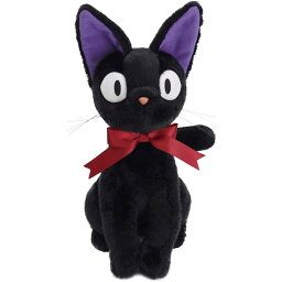 ジブリ 【送料無料】魔女の宅急便 黒猫 ジジ S ぬいぐるみ (22cm) K-9345 ヌイグルミ/おすわり/スタジオジブリ/サンアロー/プレゼントにも！/ギフト/プレゼント/雑貨/グッズ/おもちゃ/ふわふわ/もふもふ