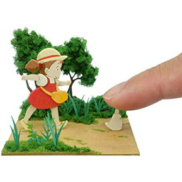 となりのトトロ みにちゅあーとキットmini とことこメイと小トトロ (MP07-97) ペーパークラフト/ジオラマ/組み立て/作る名シーン/ミニチュアートキットミニ/模型/スタジオジブリ/ペーパークラフト/ギフト/プレゼント/雑貨/グッズ