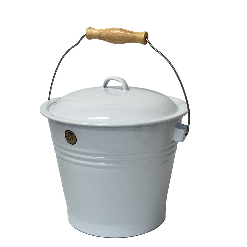 白い ホーロー バケツ ホワイト 585 POMEL 琺瑯/キッチン/カントリー雑貨/ギフト/プレゼント/雑貨/グッズ/キッチン/おしゃれ/かわいい/インテリア...