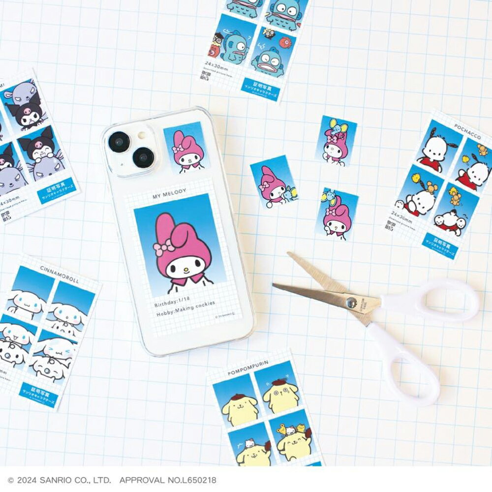 サンリオ シークレット 証明写真風スマロイド (1BOX:24パック入り) サンリオキャラクターズ/スマホ/ブロマイド/キティ/マイメロディ/クロミ/シナモロール/ポムポムプリン/ポチャッコ/ハンギョドン/タキシードサム/バッドばつ丸/のサムネイル