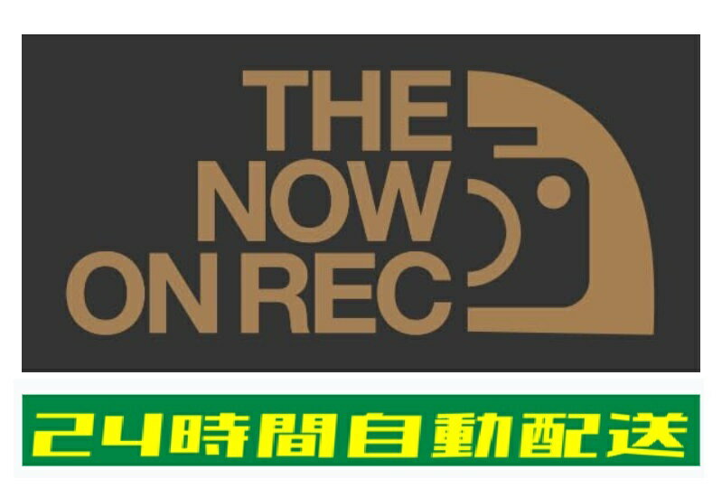 乐天商城 - ドラレコ ステッカー シール 録画中 NOW ON REC あおり運転防止 煽り運転 おしゃれ シンプル 車用 自動車 耐候 防水 光沢 黒 200mm×100mm si34