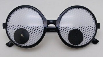 サングラス 眼球 眼球メガネ スパイラルパターン プラスチック製 14.7×5.9cm, ブラック おもしろメガネ おもしろ目玉メガネパーティ 仮装 コスプレ 眼鏡 めがね パーティーメガネ 目飾り 写真用 男女兼用 sung3 [並行輸入品]