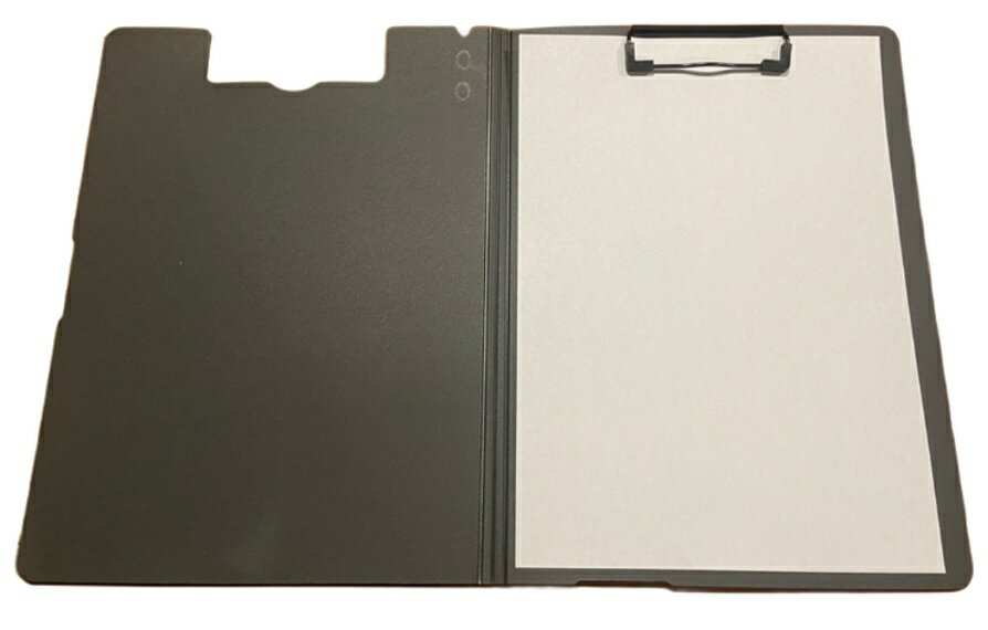 クリップボード 二つ折り A4 縦型 折りたたみ 蓋付 バインダー 問診票 アンケート 縦型 ABS A4 フタ付