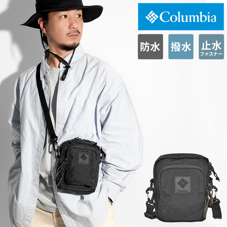 コロンビア スマホショルダー ショルダーバッグ Columbia コロンビア メンズ ブランド レディース ボディバッグ 斜めがけ 小さめ 軽い 防水 撥水 グレートスモーキーガーデン pu8601 ミニショルダー サコッシュ サブバッグ バック 黒 ブラック 旅行 フェス アウトドア シンプル コンパクト 中学生 高校生