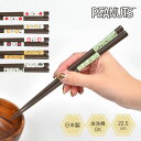 箸 スヌーピー SNOOPY 食洗機対応 日本製 お箸 はし 滑り止め おはし 22.5cm 食洗器 すべらない つかみやすい 持ちやすい 大人 かわいい おし...