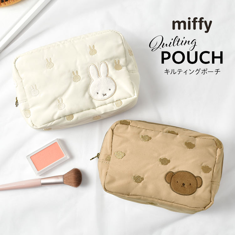 化粧ポーチ コスメ メイクポーチ ミッフィー ボリス miffy 小物入れ ポーチ 旅行 サニタリーポーチ ナプキンポーチ ガジェットポーチ キャラクター かわいい 横型 大きめ マチ 女の子 高校生 大人 通勤 持ち歩き 持ち運び おしゃれ 雑貨 誕生日 プレゼント ギフト グッズ gretsch-10033282 Gretsch サンプル画像3